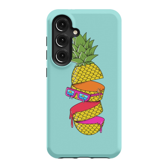Galaxy S24 StrongFit Pineapple Colors by Coffee Man