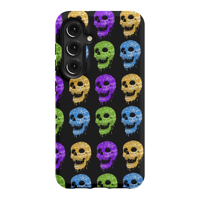 Galaxy S24 StrongFit Skulls Colors by Coffee Man