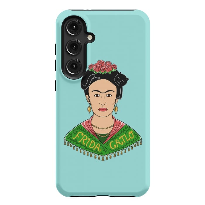 Galaxy S24 Plus StrongFit Frida Catlo by Coffee Man