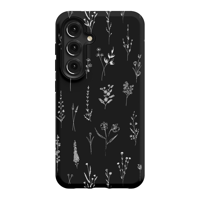 Galaxy S24 StrongFit Wildflowers Pattern by Anis Illustration
