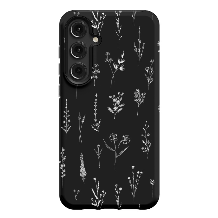 Galaxy S24 Plus StrongFit Wildflowers Pattern by Anis Illustration