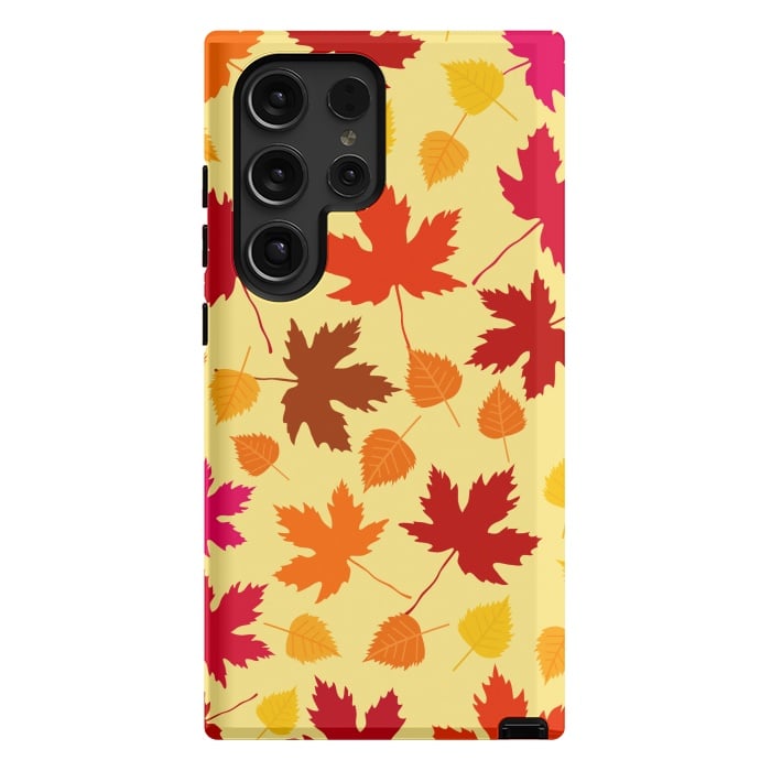 Galaxy S24 Ultra StrongFit Autumn Comes Covering The Leaves by ArtsCase