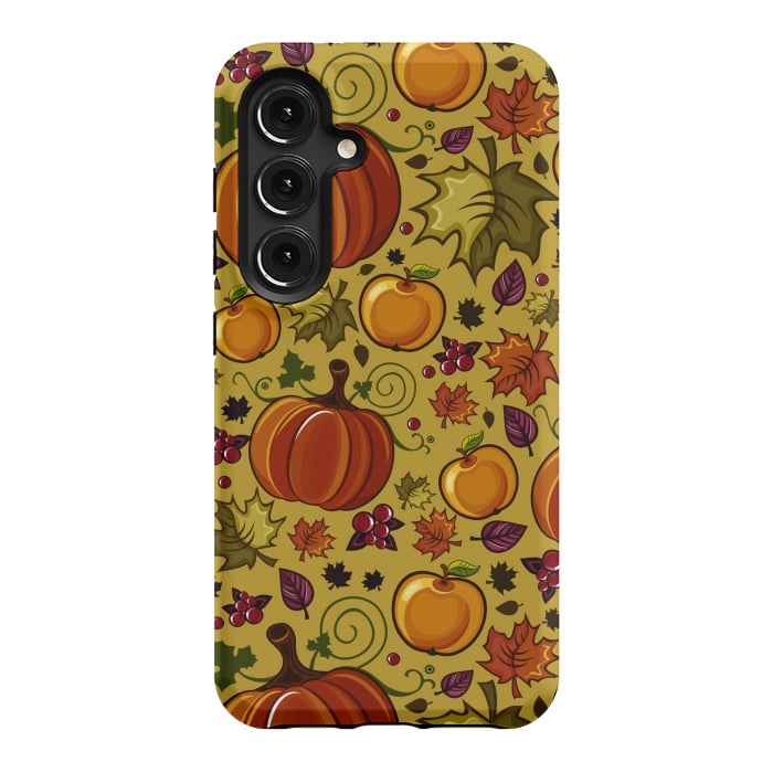 Galaxy S24 StrongFit Pumpkin, Autumn Rich Pumpkin by ArtsCase