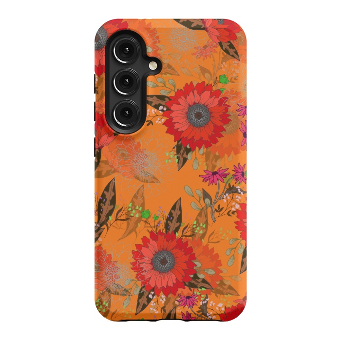 Galaxy S24 StrongFit Sunflowers for October by ArtsCase