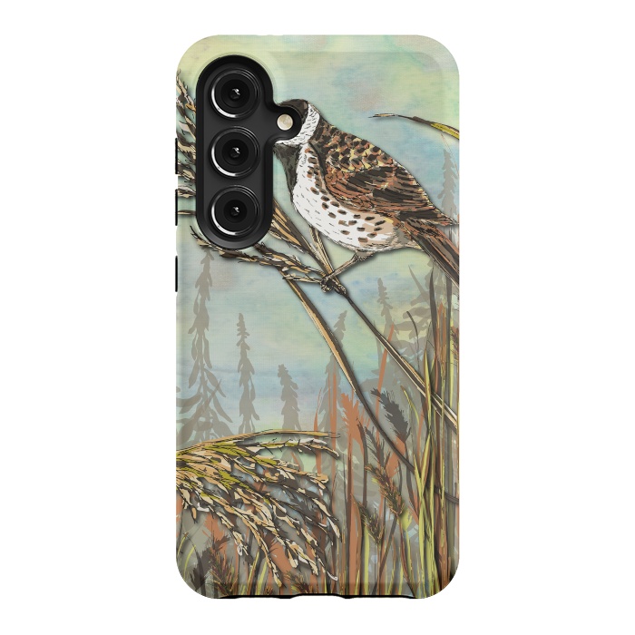 Galaxy S24 StrongFit Reedbunting by Lotti Brown