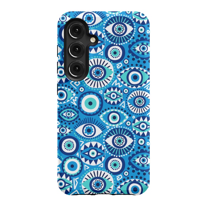 Galaxy S24 StrongFit Evil eye by Laura Grant