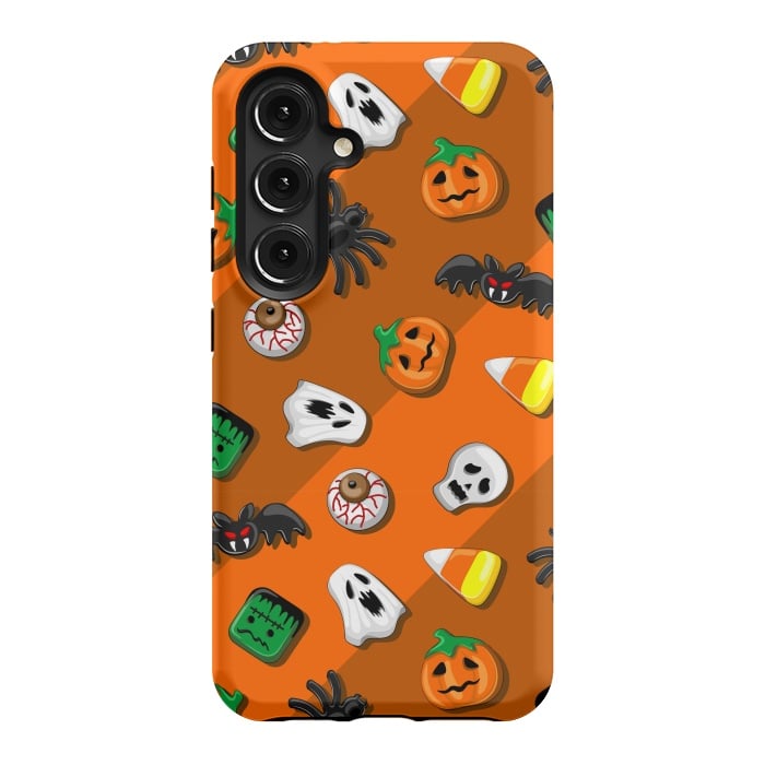 Galaxy S24 StrongFit Halloween Spooky Candies Party by BluedarkArt