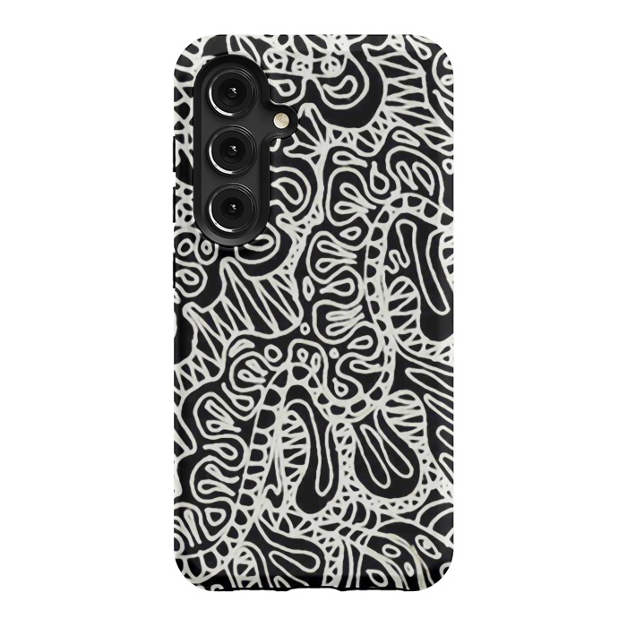 Galaxy S24 StrongFit Doodle Ethnic Style G361 by Medusa GraphicArt