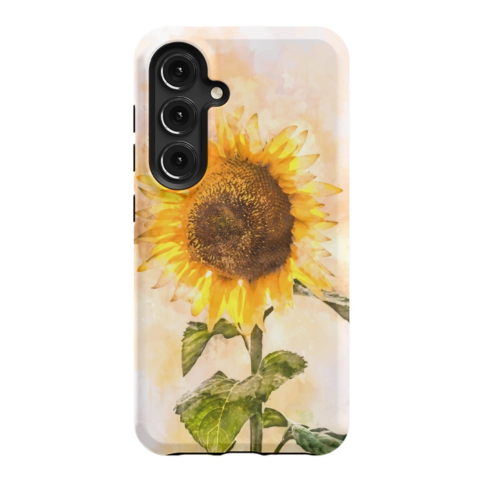 Galaxy S24 StrongFit Summer Sunflower by Creativeaxle