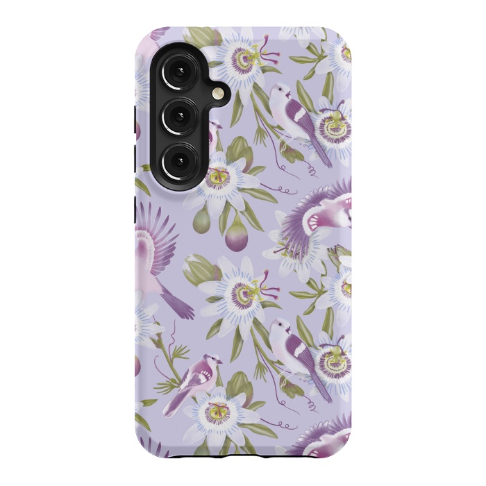 Galaxy S24 StrongFit Passion Flowers by Tishya Oedit