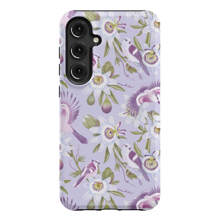 Galaxy S24 Plus StrongFit Passion Flowers by Tishya Oedit