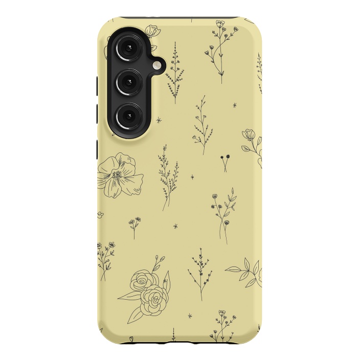 Galaxy S24 Plus StrongFit Flowers & Wildflowers by Anis Illustration