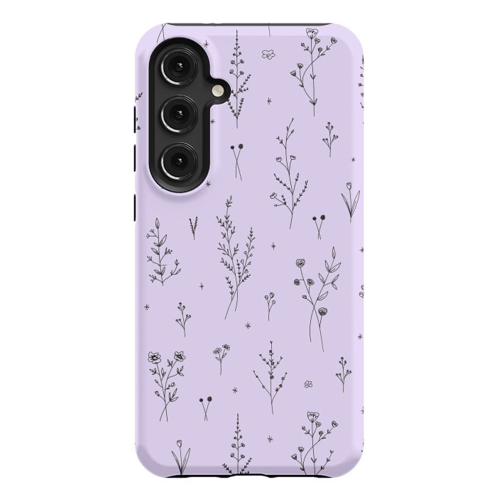 Galaxy S24 Plus StrongFit Magic Wildflowers by Anis Illustration