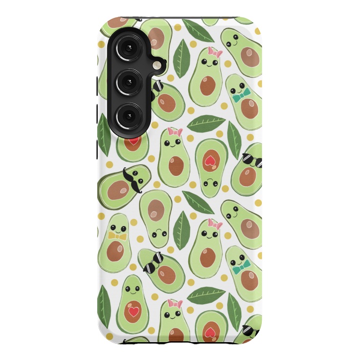 Galaxy S24 Plus StrongFit Stylish Avocados by Tangerine-Tane