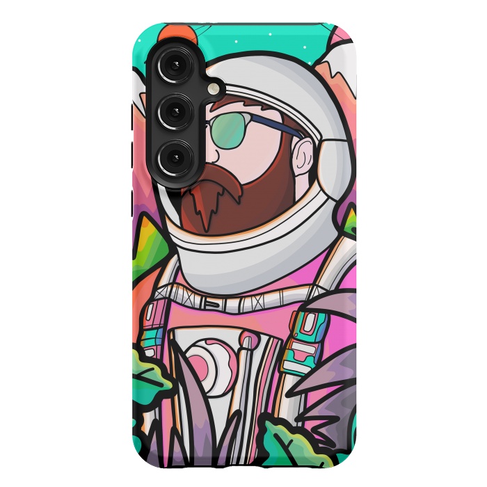 Galaxy S24 Plus StrongFit Pastel astronaut by Steve Wade (Swade)