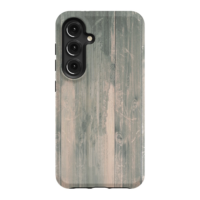 Galaxy S24 StrongFit grey wood by haroulita
