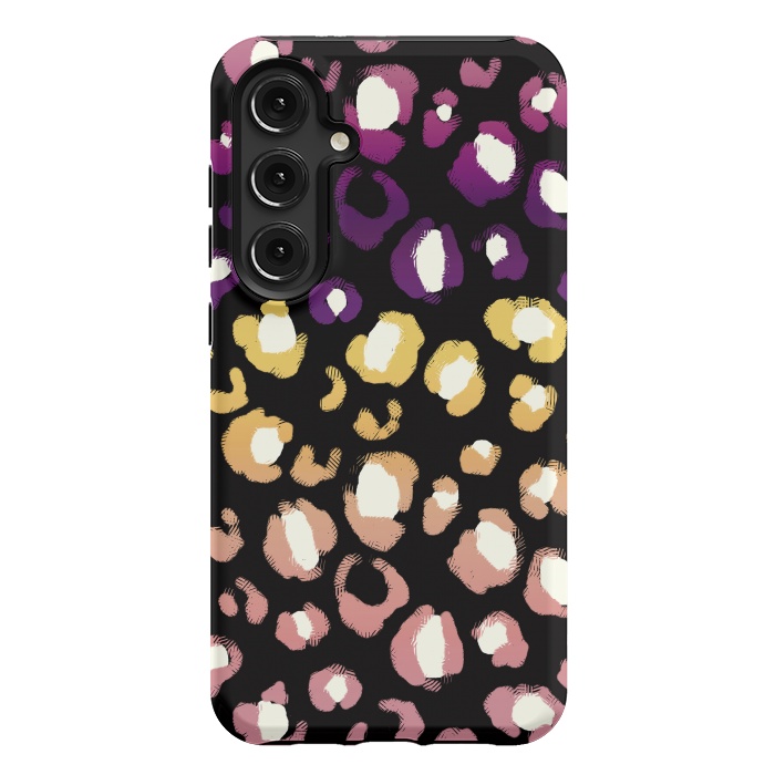 Galaxy S24 Plus StrongFit Gradient graphic leopard print by Oana 