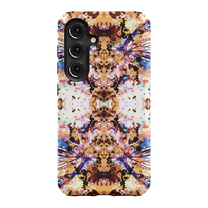 Galaxy S24 StrongFit Painted butterfly wings and flower petals by Oana 