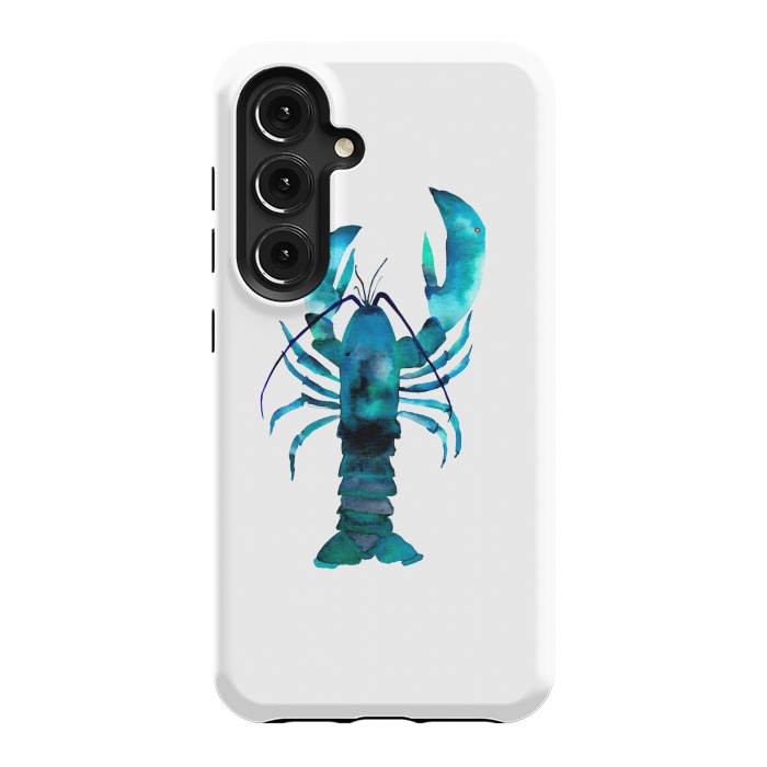 Galaxy S24 StrongFit Blue Lobster by Amaya Brydon