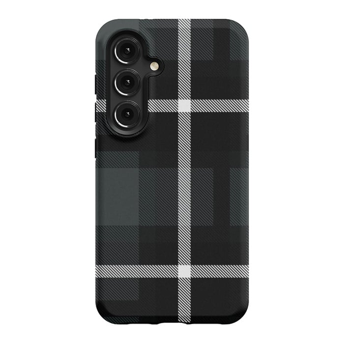 Galaxy S24 StrongFit Shadow Scottish Plaid by TMSarts