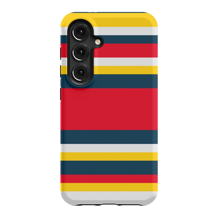Galaxy S24 StrongFit Colorful Casual Stripes by TMSarts