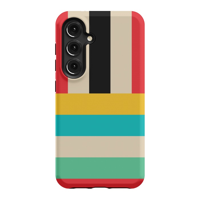 Galaxy S24 StrongFit Multicolor Stripes by TMSarts