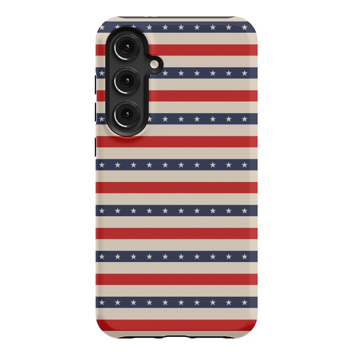 Galaxy S24 Plus StrongFit Patriotic Pattern by TMSarts