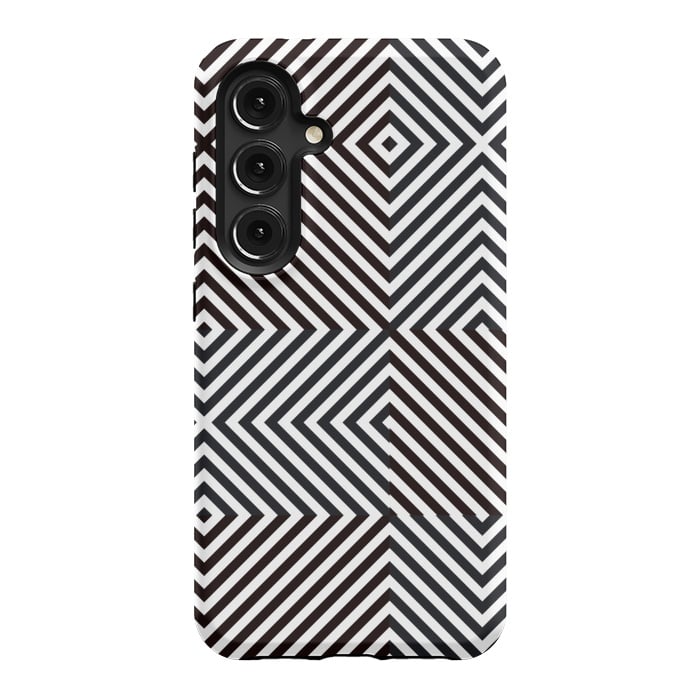 Galaxy S24 StrongFit Crossing Diagonal Stripes by TMSarts