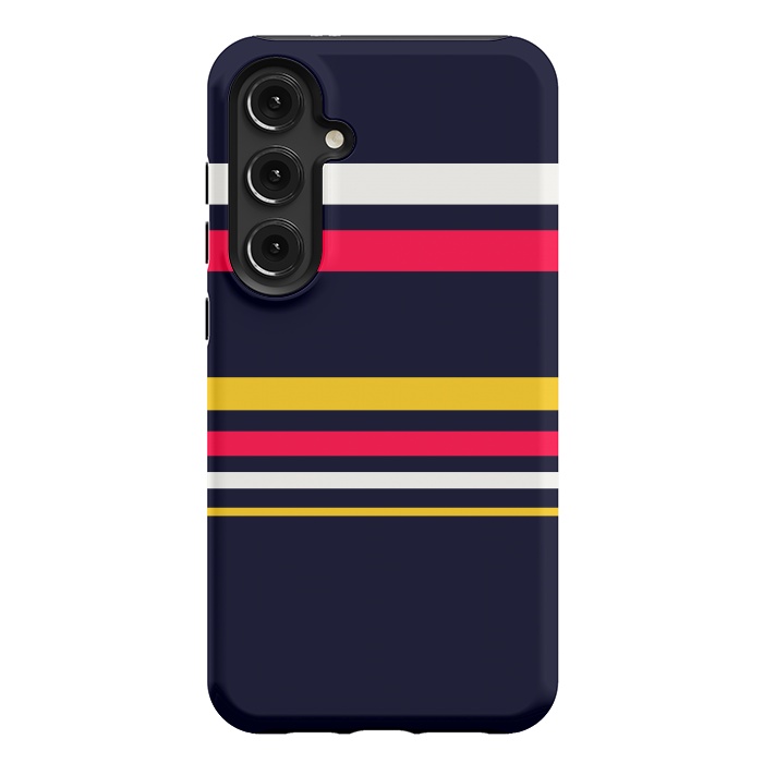 Galaxy S24 Plus StrongFit Flat Colorful Stripes by TMSarts