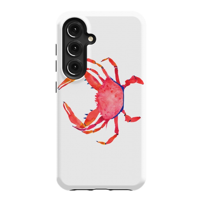 Galaxy S24 StrongFit Red Crab by Amaya Brydon