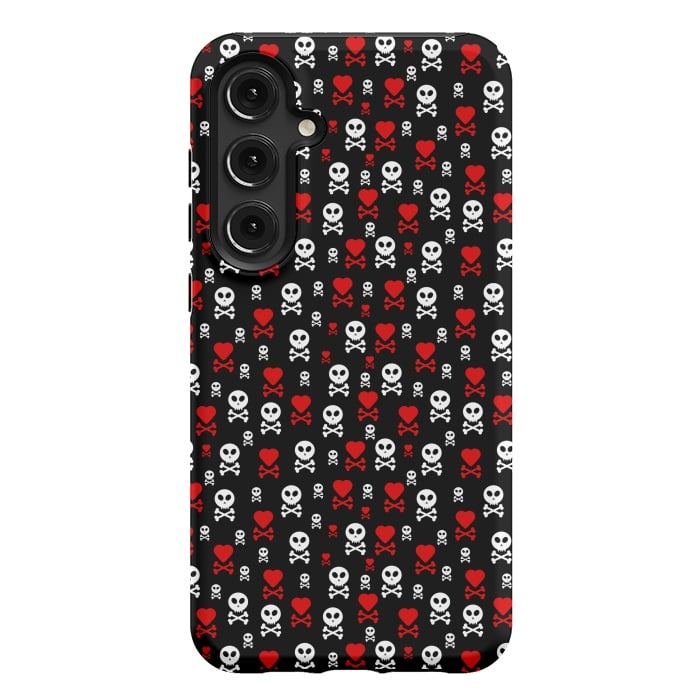 Galaxy S24 Plus StrongFit Skull Heart by TMSarts