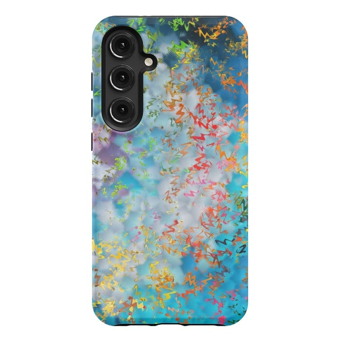 Galaxy S24 Plus StrongFit Abstract thunderstorm  by Winston