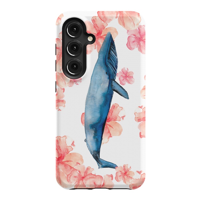 Galaxy S24 StrongFit Floral Sea by Amaya Brydon