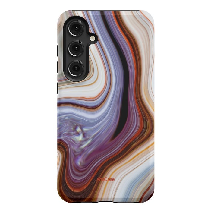 Galaxy S24 Plus StrongFit Brown Marble Pattern by ArtsCase