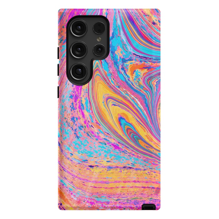 Galaxy S24 Ultra StrongFit Colorful Marbling Artwork by ArtsCase