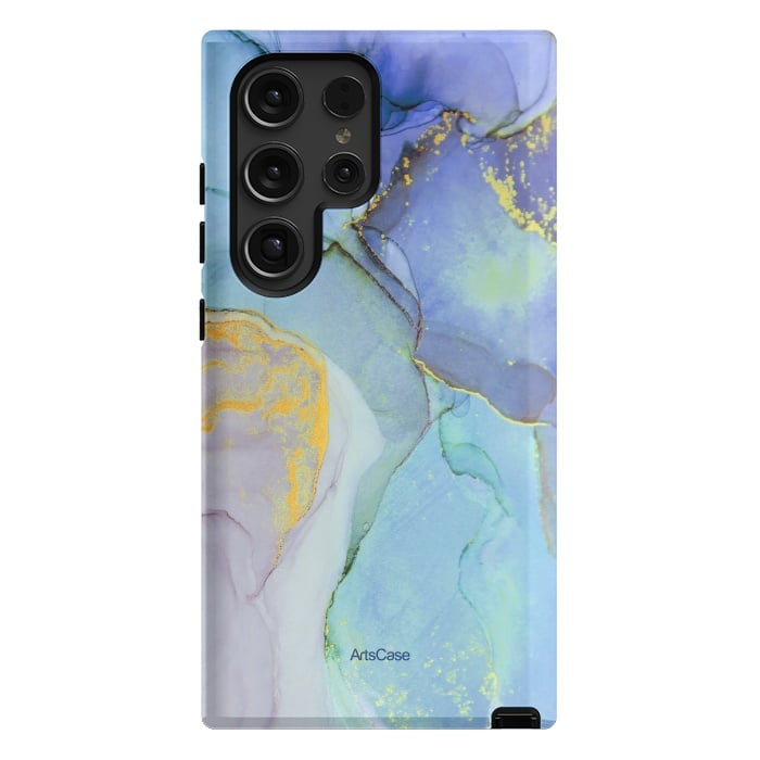 Galaxy S24 Ultra StrongFit Ink Paint Abstract Marble by ArtsCase