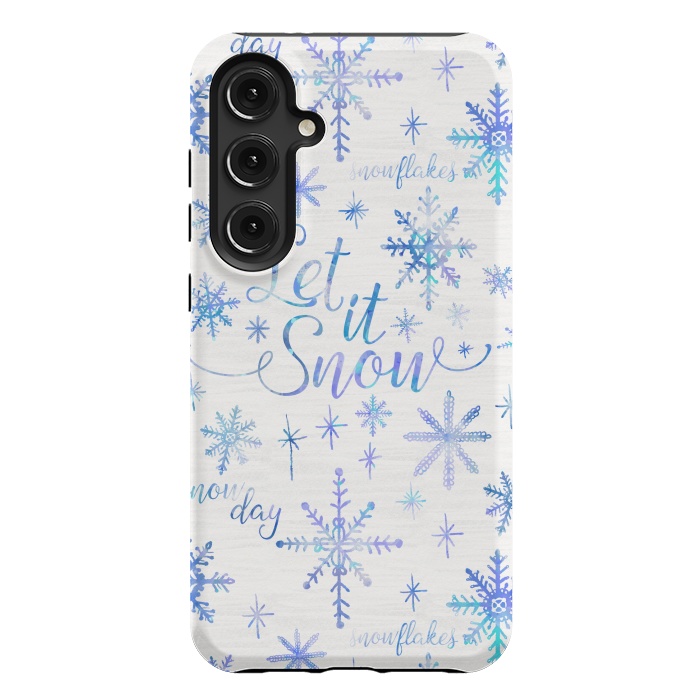 Galaxy S24 Plus StrongFit Let It Snow by Noonday Design