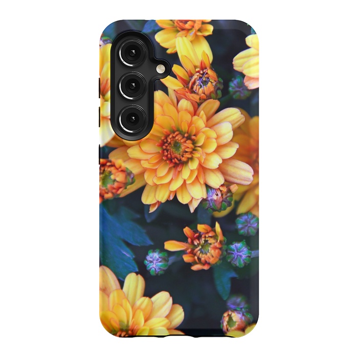 Galaxy S24 StrongFit Chrysanthemums by Winston