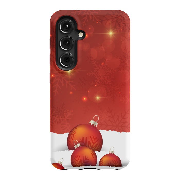 Galaxy S24 StrongFit Red Christmas by Texnotropio
