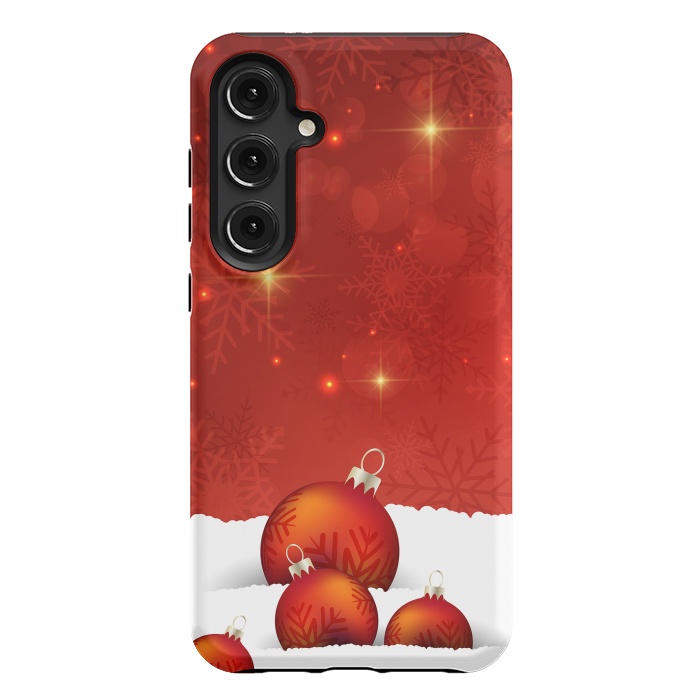Galaxy S24 Plus StrongFit Red Christmas by Texnotropio