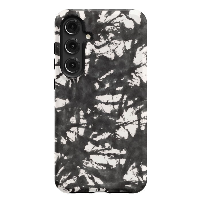 Galaxy S24 Plus StrongFit Black Watercolor Stamp by Hanny Agustine
