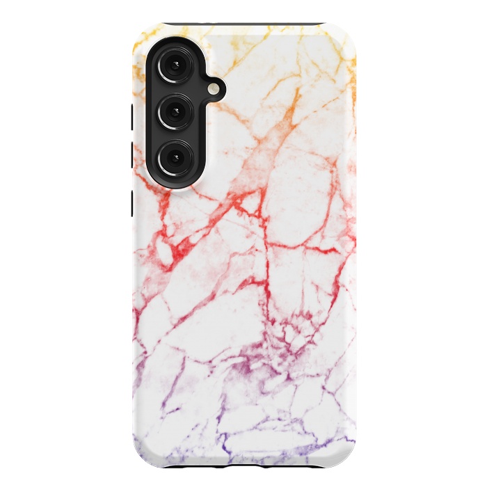 Galaxy S24 Plus StrongFit Colour gradient marble texture by Oana 
