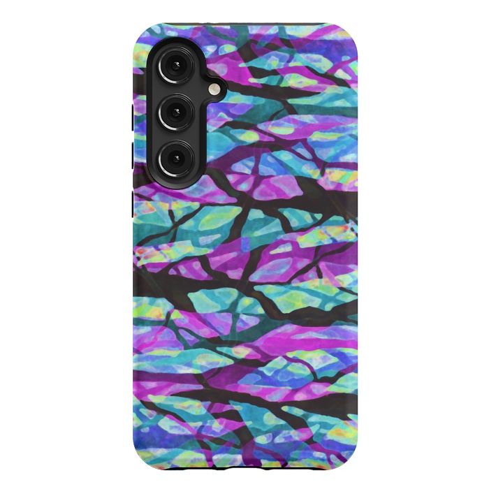 Galaxy S24 Plus StrongFit Abstract Trees Digital Art G551 by Medusa GraphicArt