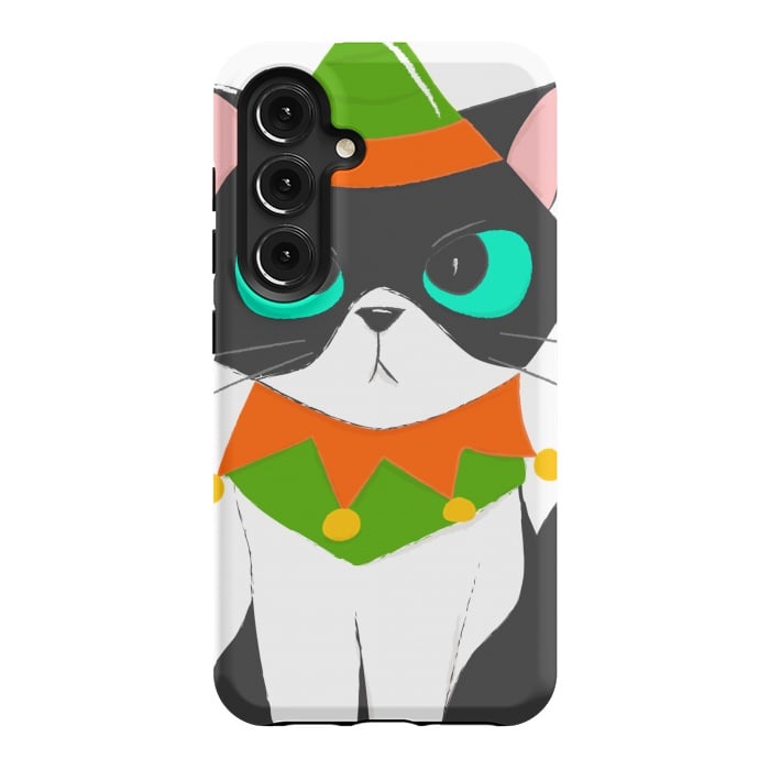 Galaxy S24 StrongFit funny kitty by haroulita