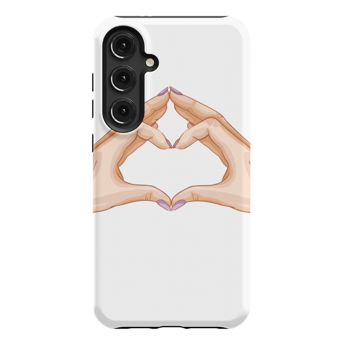 Galaxy S24 Plus StrongFit heart hand  by haroulita