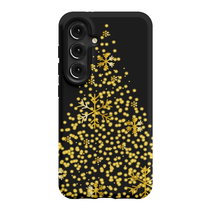Galaxy S24 StrongFit golden christmas tree by haroulita