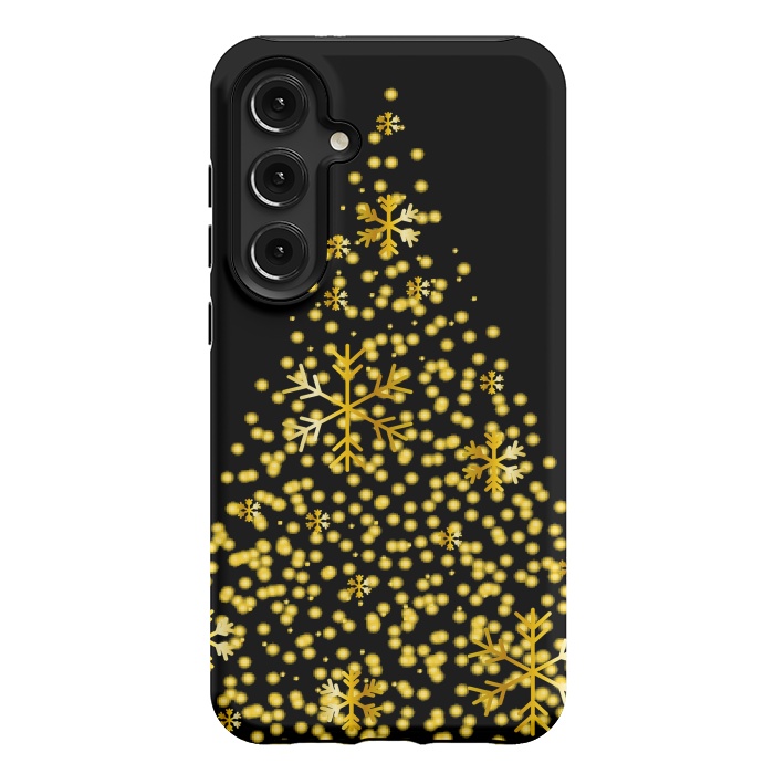 Galaxy S24 Plus StrongFit golden christmas tree by haroulita