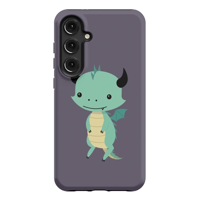 Galaxy S24 Plus StrongFit Cute dragon by Laura Nagel