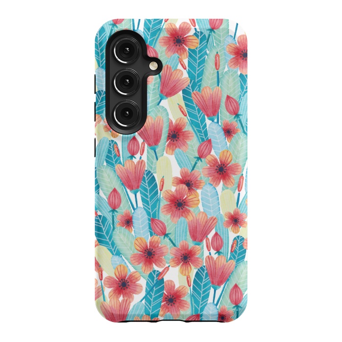 Galaxy S24 StrongFit Delightful Daisies by gingerlique