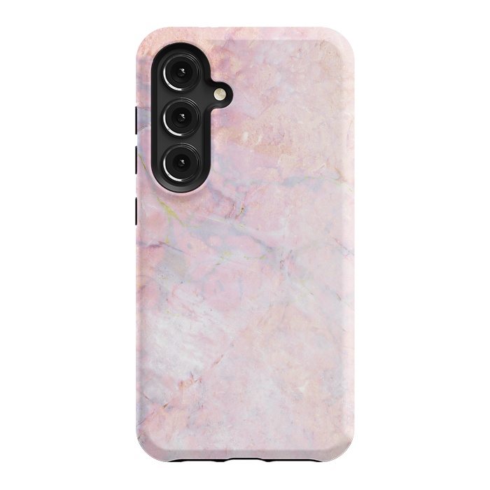 Galaxy S24 StrongFit Soft pink marble by Oana 